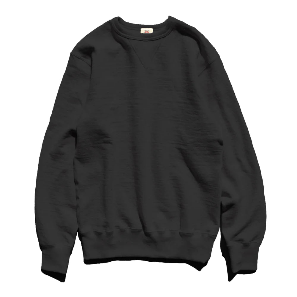 Japanese Organic Cotton Sweatshirt Hand-Dyed with Black Bean - Kuromame