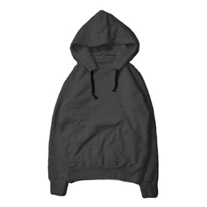 Japanese Organic Cotton Hoodie Hand-Dyed with Black Bean - Kuromame - Tempo