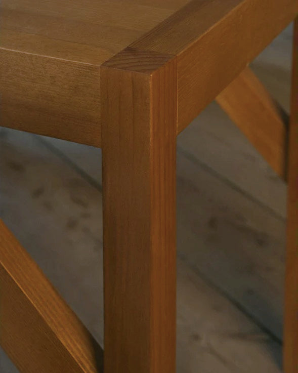 BRACKET BENCH | WARM BROWN PINE - Tempo