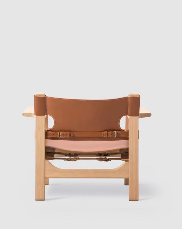 The Spanish Chair | Cognac Leather, Light Oil Oak - Tempo