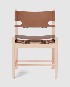 The Spanish Dining Chair | Cognac Leather, Light Oil Oak