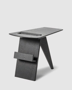 Magazine Table in Black Lacquered Oak