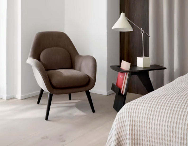 Magazine Table in Black Lacquered Oak - Tempo