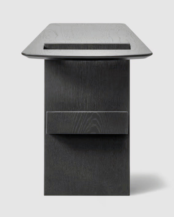 Magazine Table in Black Lacquered Oak - Tempo