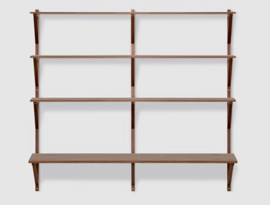 BM29 Shelf | 2 x 4 with Desk | Oak or Walnut - Tempo