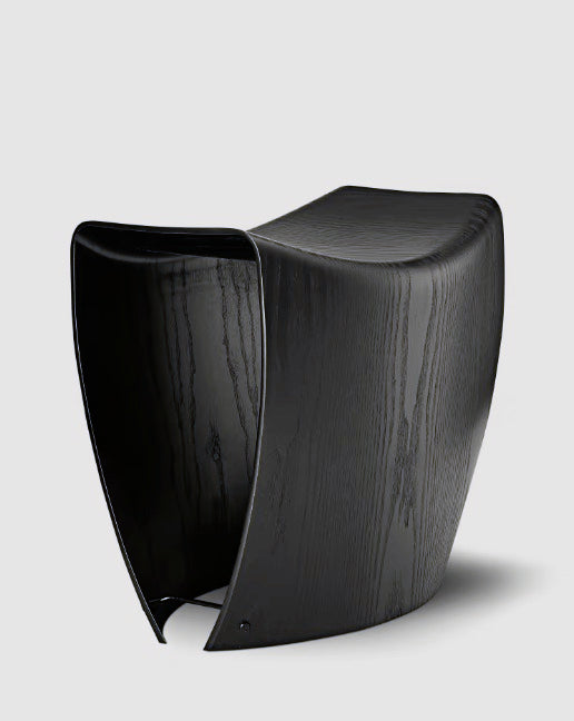 Gallery Stool | Walnut Lacquer or Black Ash - Tempo