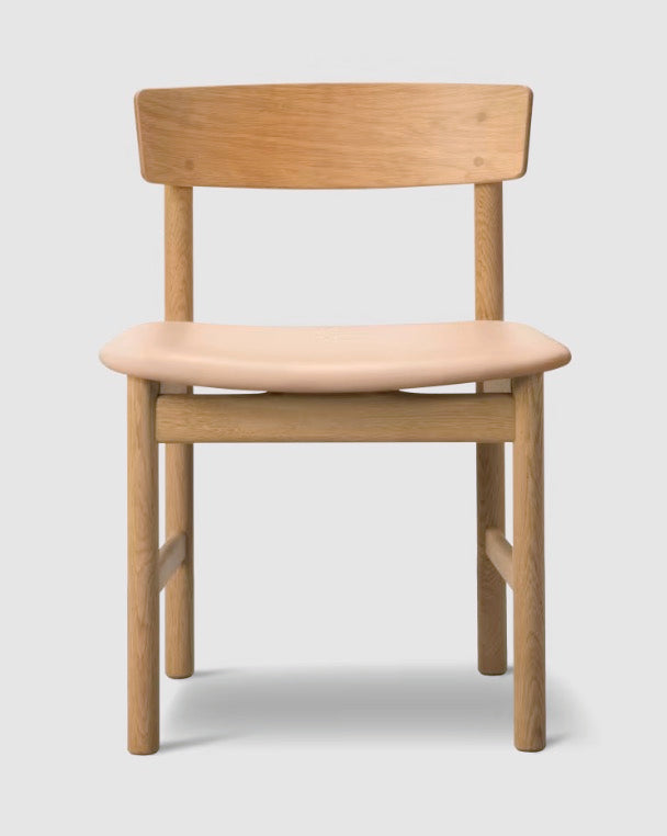 Mogensen 3236 Chair in Oak + Leather Vegeta 90 Natural