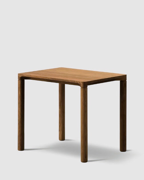Piloti Wood Table in Smoked Oak Oiled | 35cm or 41cm
