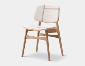 Søborg Wood Base Front Upholstered - Tempo