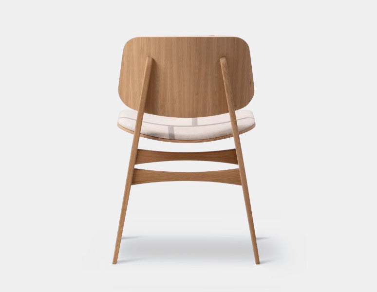 Søborg Wood Base Front Upholstered - Tempo