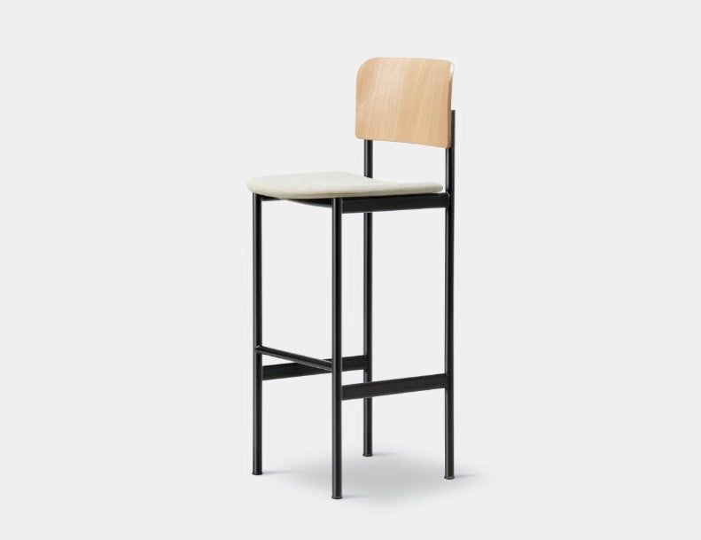 FREDERICIA - Plan Barstool Seat Upholstered - Tempo