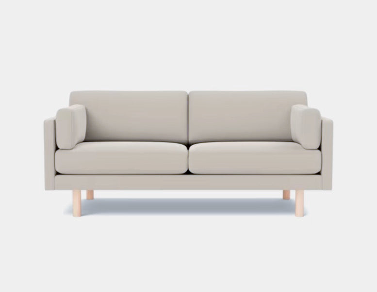 FREDERICIA - EJ220 Sofa 2 seater, 86 cm cushions - Tempo