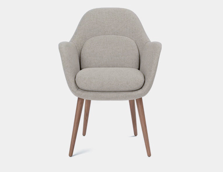 FREDERICIA - Swoon Dining Armchair Wood Base - Tempo