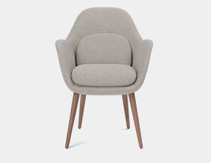 Swoon Dining Armchair Wood Base