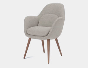 Swoon Dining Armchair Wood Base