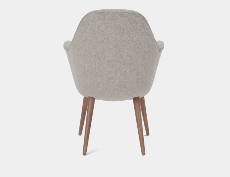 Swoon Dining Armchair Wood Base