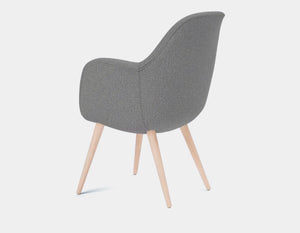 Swoon Dining Armchair Wood Base