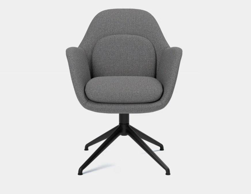 FREDERICIA - Swoon Dining Armchair Swivel Base - Tempo