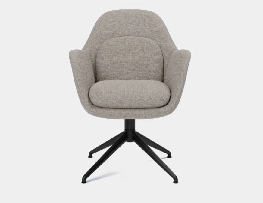FREDERICIA - Swoon Dining Armchair Swivel Base - Tempo