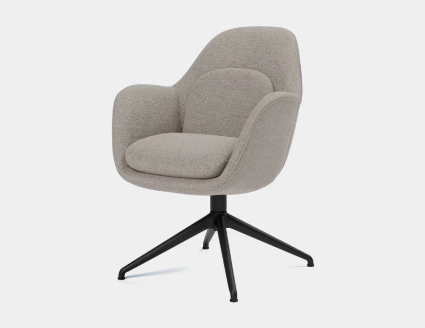FREDERICIA - Swoon Dining Armchair Swivel Base - Tempo