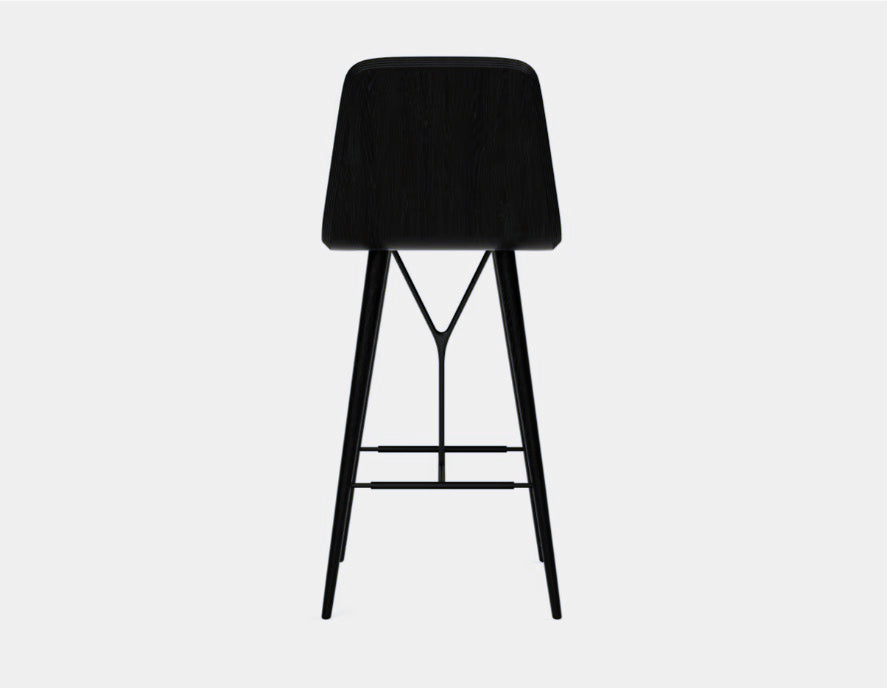 FREDERICIA - Spine Wood Base Barstool - Tempo