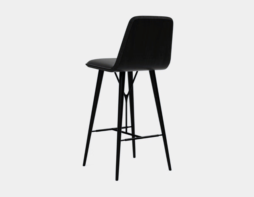 FREDERICIA - Spine Wood Base Barstool - Tempo