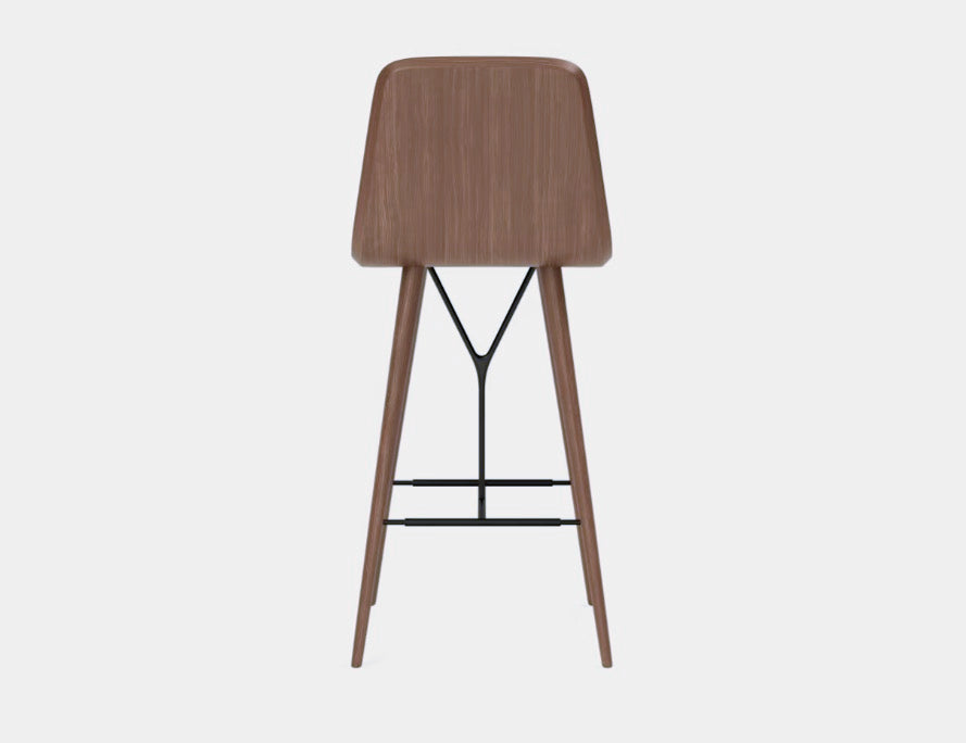 FREDERICIA - Spine Wood Base Barstool - Tempo