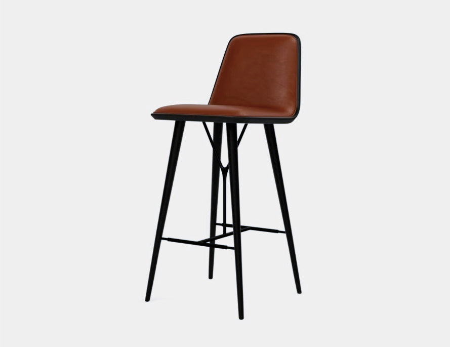 FREDERICIA - Spine Wood Base Barstool - Tempo
