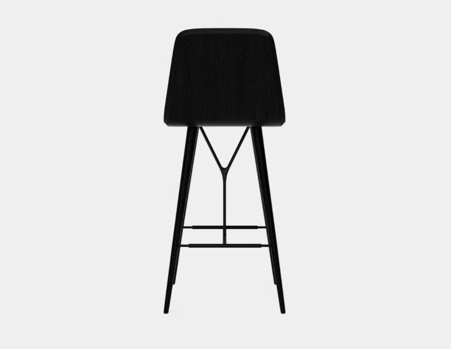 FREDERICIA - Spine Wood Base Barstool - Tempo