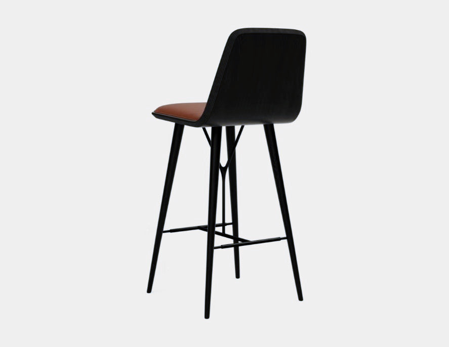 FREDERICIA - Spine Wood Base Barstool - Tempo