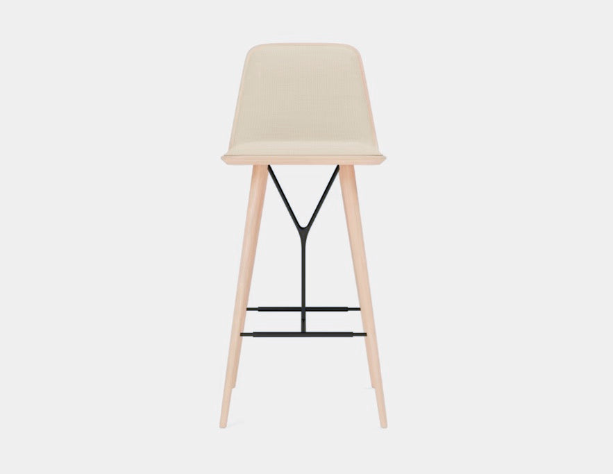 FREDERICIA - Spine Wood Base Barstool - Tempo