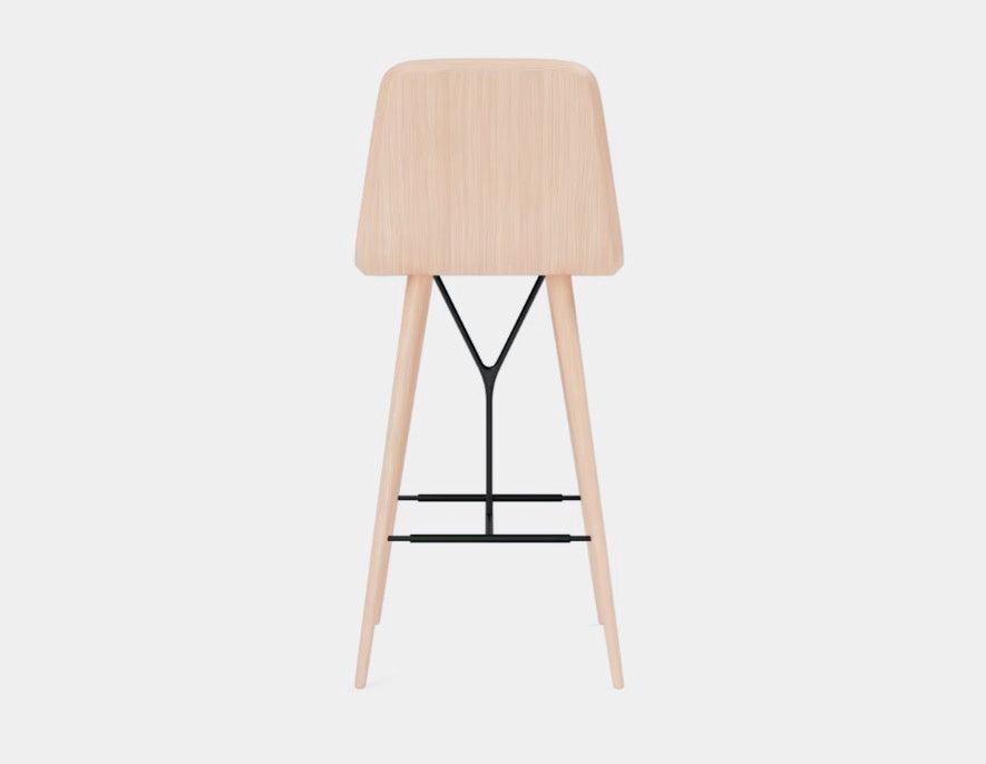 FREDERICIA - Spine Wood Base Barstool - Tempo