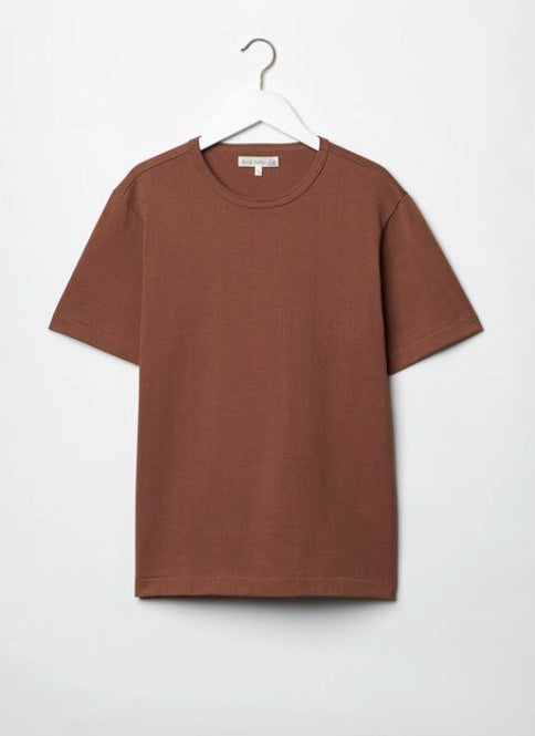 CLASSIC FIT ORGANIC COTTON  T-SHIRT 2M15 in Nut