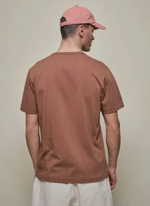 CLASSIC FIT ORGANIC COTTON  T-SHIRT 2M15 in Nut