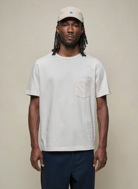 CLASSIC FIT ORGANIC COTTON POCKET T-SHIRT 2M15P in Natural