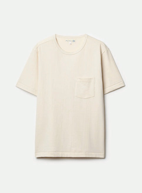 CLASSIC FIT ORGANIC COTTON POCKET T-SHIRT 2M15P in Natural