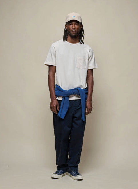 CLASSIC FIT ORGANIC COTTON POCKET T-SHIRT 2M15P in Natural