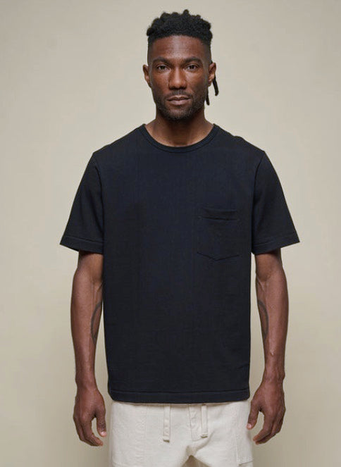 CLASSIC FIT ORGANIC COTTON POCKET T-SHIRT 2M15P in Black