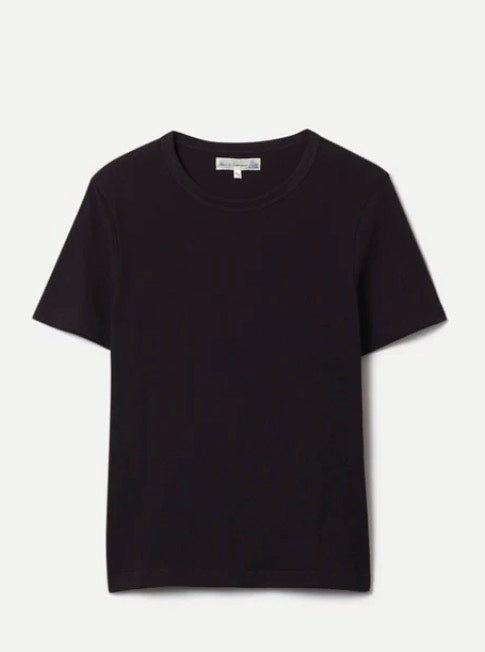 THE ORIGINALS | 1950s Loopwheeled T-shirt 4.6oz Classic Fit in Black