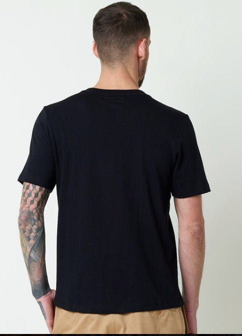 THE ORIGINALS | 1940s Loopwheeled T-shirt 4.6oz Relaxed Fit in Black