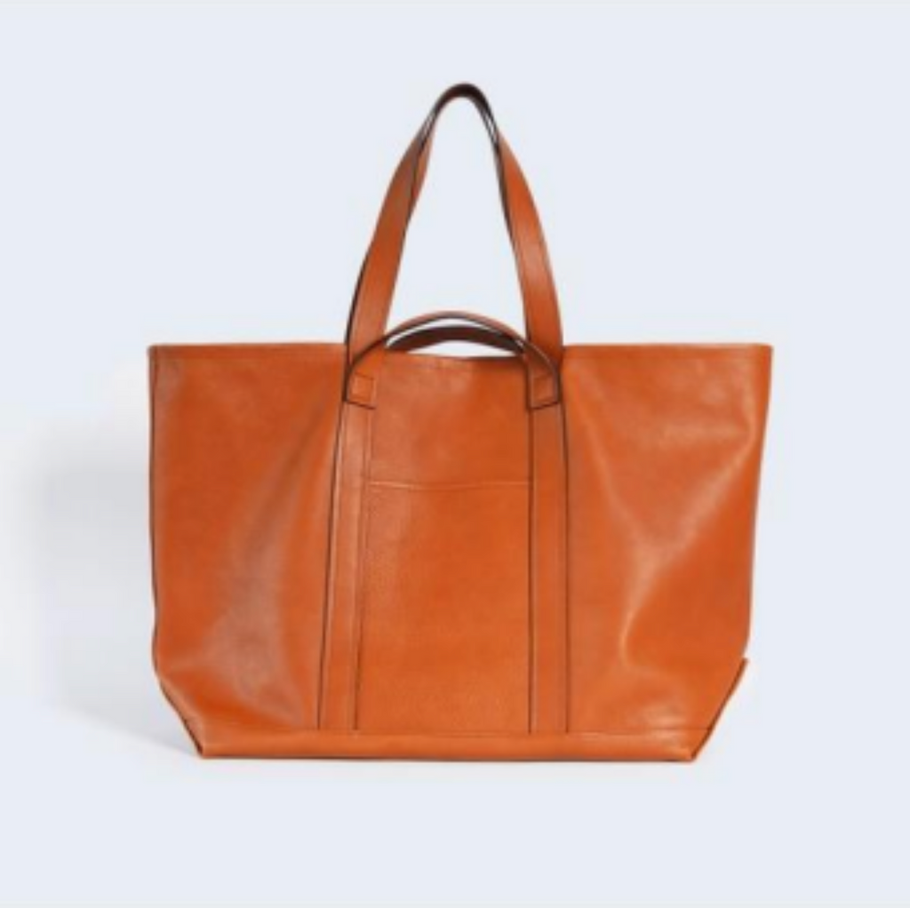 Two Way Tote in Himeji Steerhide | Oak, Black or Choco