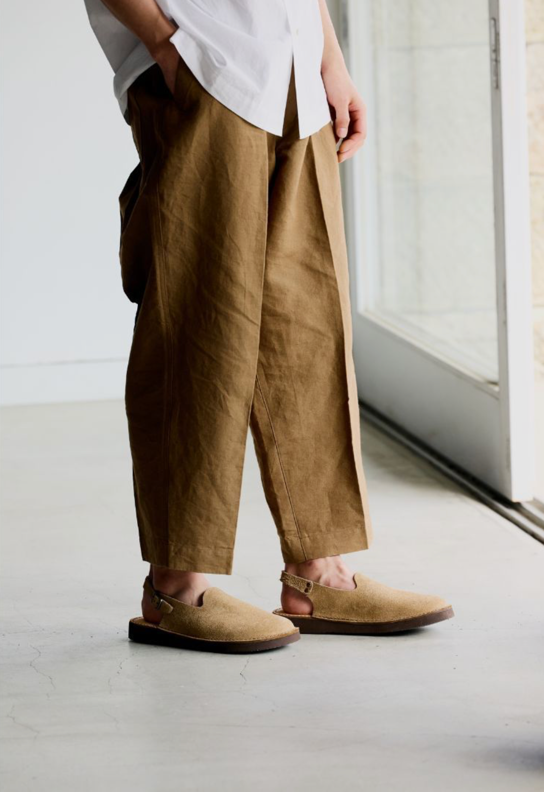 ORGANIC HANDLOOM - Pre-Order: Meissen in Thick Suede - New Taupe - Tempo