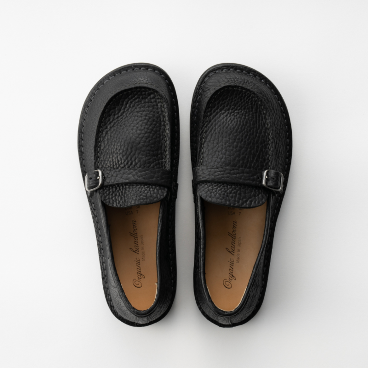 ORGANIC HANDLOOM - Pre-Order: Sevres in Pebbled Grain - Black - Tempo