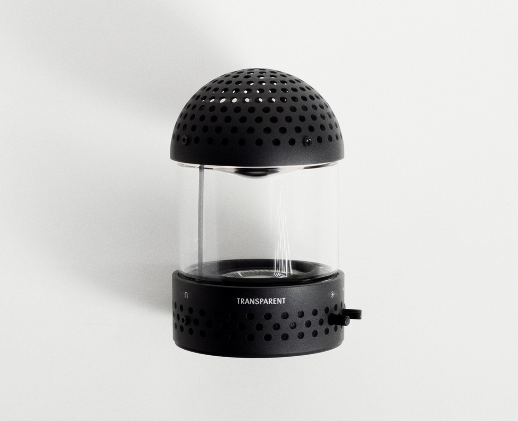 TRANSPARENT - Light Speaker in Black - Tempo