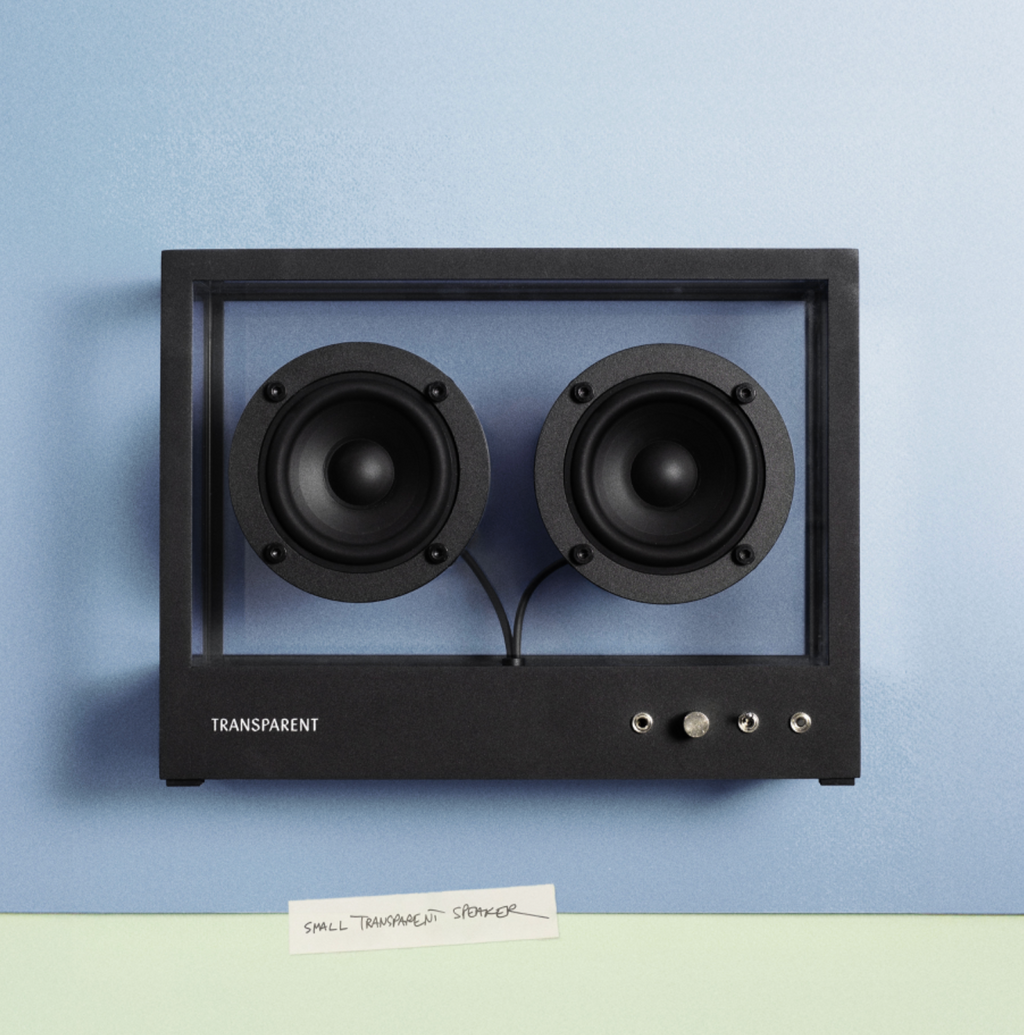 TRANSPARENT - Small Transparent Speaker (Bluetooth) Black - Tempo