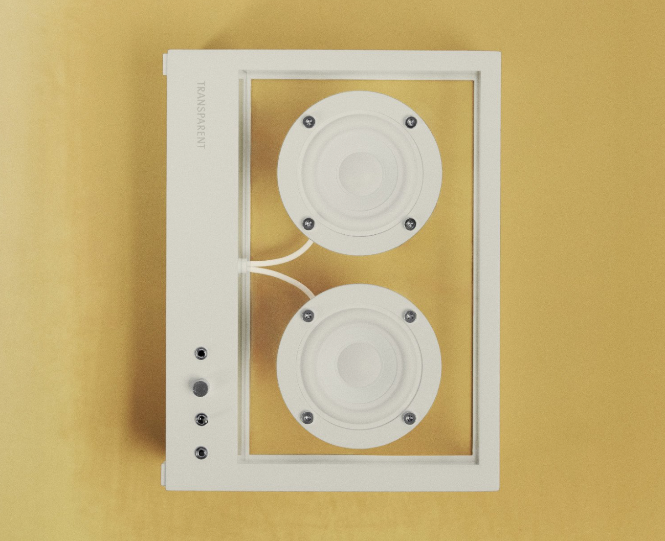 TRANSPARENT - Small Transparent Speaker (Bluetooth) White - Tempo