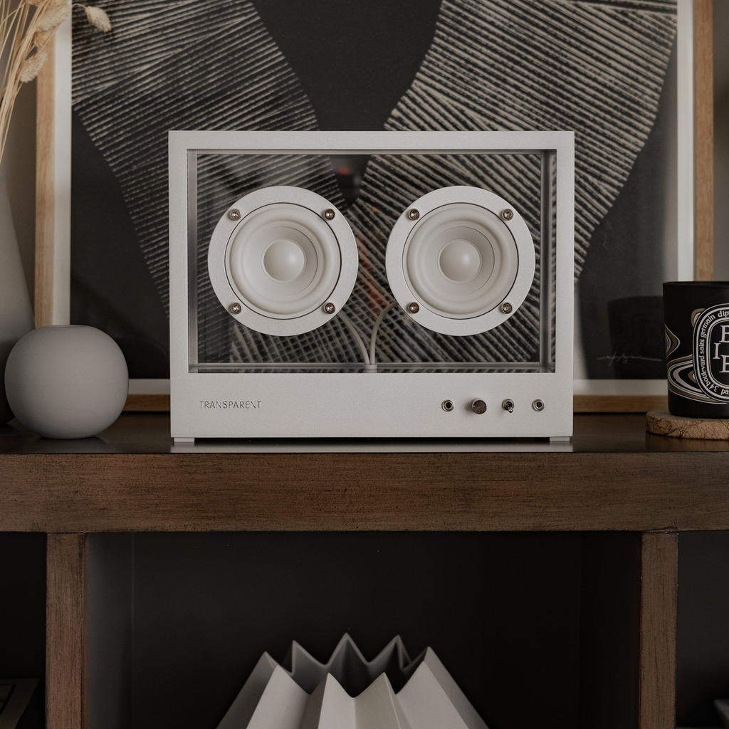 TRANSPARENT - Small Transparent Speaker (Bluetooth) Metal - Tempo