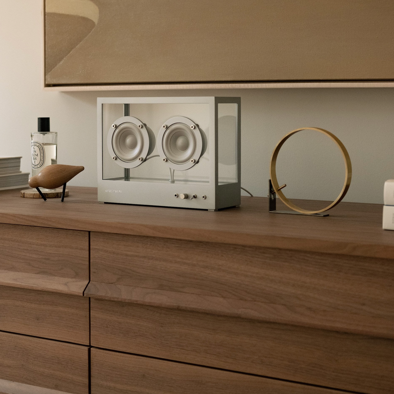 TRANSPARENT - Small Transparent Speaker (Bluetooth) Metal - Tempo