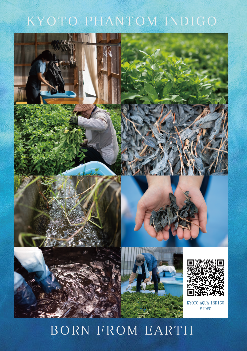 STUDIO D'ARTISAN - Pre-order: KYOTO AQUA INDIGO 12OZ DENIM SHIRT in ASAGI - Tempo