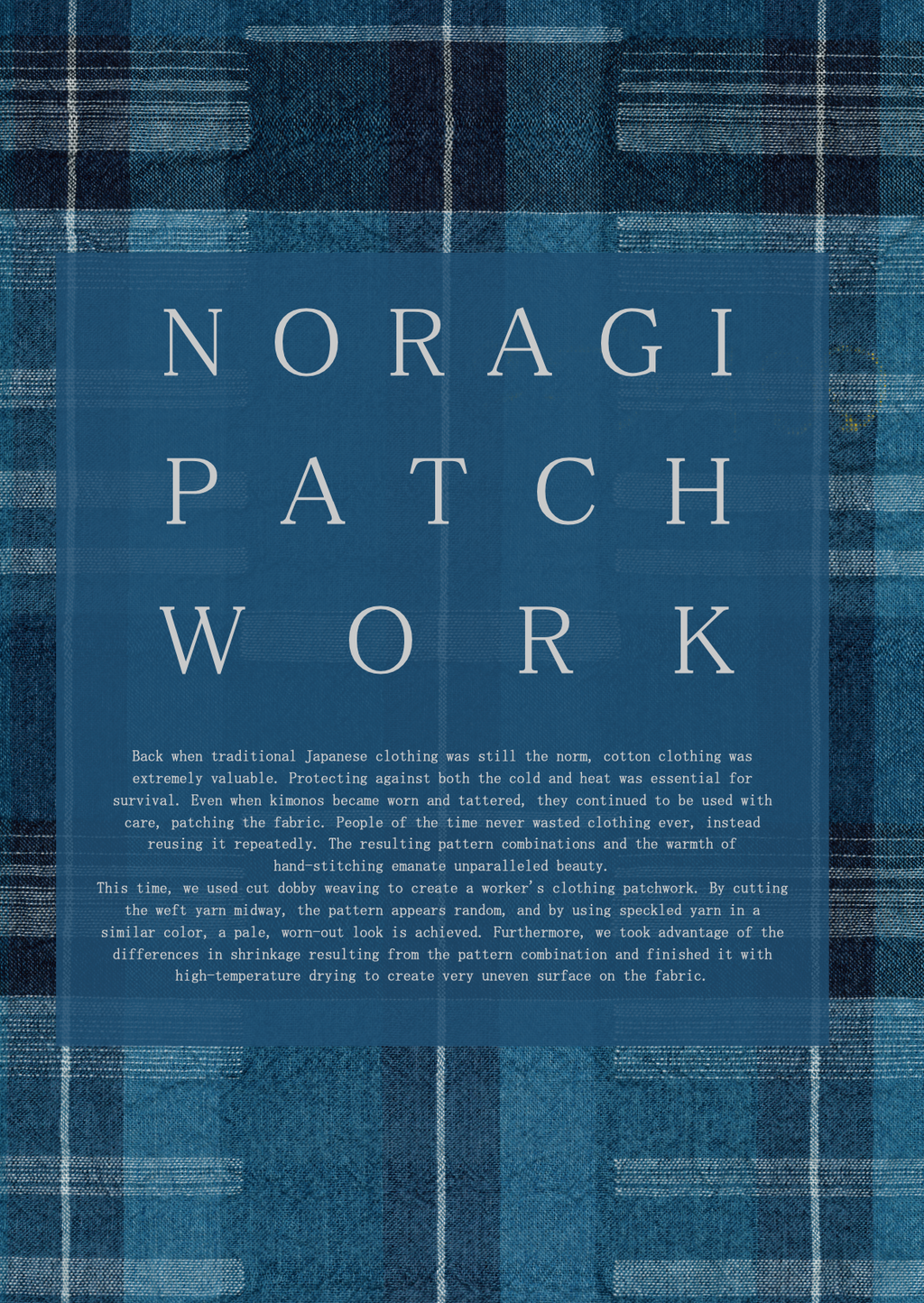 STUDIO D'ARTISAN - PRE-ORDER: NORAGI PATCHWORK SHIRT No. 5747 - Tempo